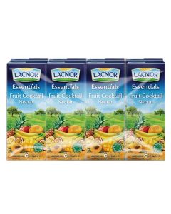 LACNOR FRUIT COCKTAIL JUICE 8X180ML