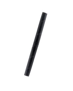 ECOTOUCH JUMBO PAPER STRAW BLACK WRAPPED 12X197MM 10x150PC