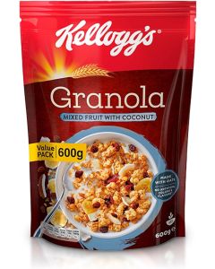 KELLOGG'S GRANOLA MIXED FRUITS WITH COCONUT 600GM