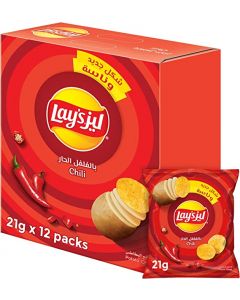 LAYS CHILI 12X21GM