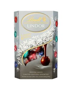 LINDT LINDOR SILVER CORNET 200GM