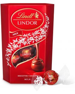 LINDT LINDOR MILK CHOCOLATE BALLS 200GM