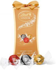 LINDT LINDOR PILLAR ASSORTED 75GM