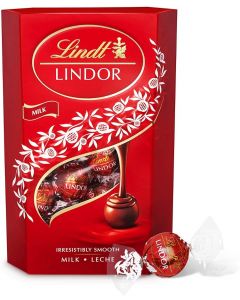 LINDT MILK LINDOR CHOCOLATE 600 GM