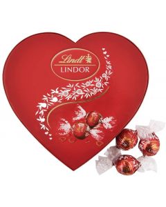 LINDT LINDOR MILK HEART BOX 160 GM