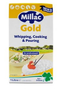 MILLAC GOLD WHIPPING & COOKING CREAM 1LTR