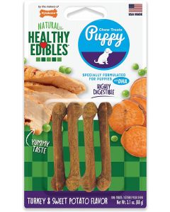 Healthy Edible Puppy Sweet Potato & Turkey 3ct BL Regular