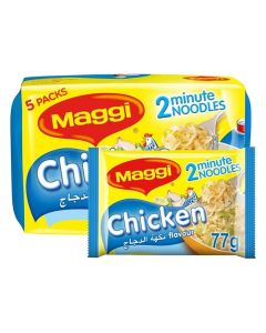 MAGGI 2 MINUTES CHICKEN FLAVOUR NOODLES 5X77GM