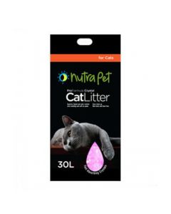 Nutra Pet Cat Litter Silica Gel 30L Baby Powder Scent