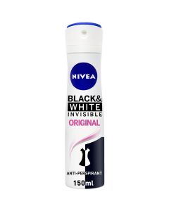 NIVEA DEO SPRAY BLACK & WHITE ORIGINAL FEMALE 150ML