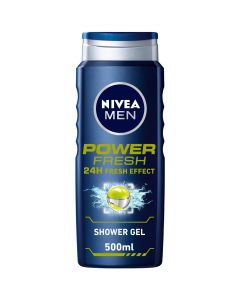 NIVEA MEN SHOWER GEL POWER FRESH 500ML