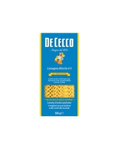 DECECCO PASTA LASAGNA RICCIA N°1 500 GM