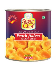 SUPERCHEF PEACH HALVES  6X2650GM