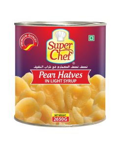 SUPER CHEF PEAR HALVES 6 X 2650 GM