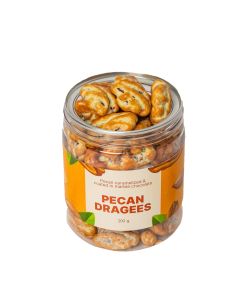 VOCCA PECAN DRAGES IN WHITE CHOCOLATE(MARBLED) 200G