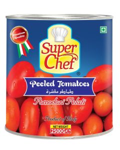 SUPER CHEF PEELED TOMATO 2.5KG