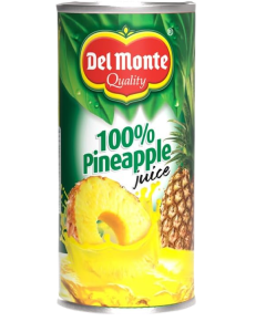 DEL MONTE PINEAPPLE JUICE UNSWEETENED 240ML