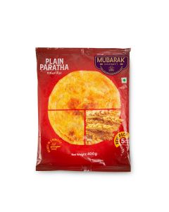 MUBARAK GOURMET PARATHA PLAIN FROZEN 24X400GM