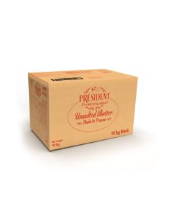 PRESIDENT UNSALTED BUTTER BULK 10KG