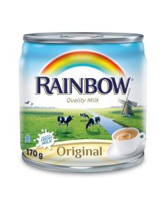 RAINBOW EVAPORATED MILK 170GM