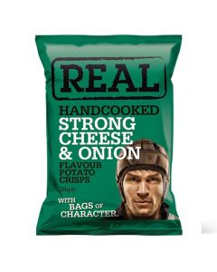 REAL CRISPS CHEESE & ONION FLAVOUR  35GM