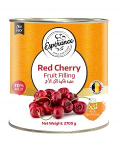 ESPERANCE RED CHERRY FRUIT FILLING 70 % 6 X 2.7 KG