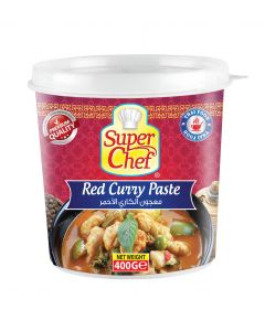 SUPER CHEF RED CURRY PASTE 24 X 400 GM
