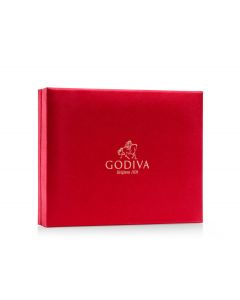 GODIVA VELVET GIFT BOX RED 20PCS