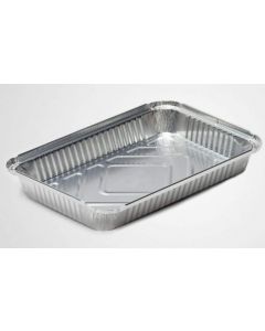 SUPER TOUCH ALUMINIUM CONTAINER RECTANGULAR W/ LID 83185 -400PC 