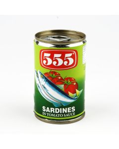 555 SARDINES IN TOMATO SAUCE 50X155GM