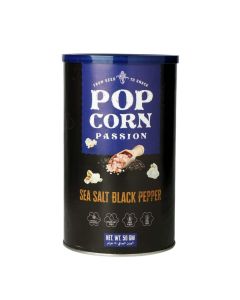 POPCORN PASION SEA SALT AND BLACK PEPPER POPCORN 50GM