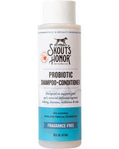SKOUTS HONOR PROBIOTIC SHAMPOO + COND.UNSCENTED GROOMING 475ML