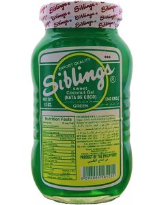SIBLINGS SWEET COCONUT GEL NATA DE COCO GREEN 12X340GM