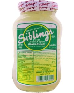SIBLINGS SWEET COCONUT SPORT MACAPUNO 12X340GM