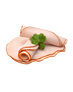 CHILLED SMOKED CHICKEN ROLL SLICED HAM 500GM