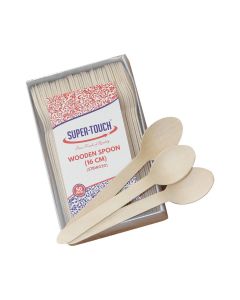 SUPER TOUCH WOODEN SPOON IN BOX 16 CM