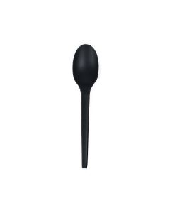 ECOTOUCH CPLA LD BLACK TABLE SPOON