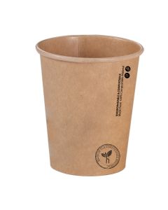 ECOTOUCH PLA BROWN HD PAPER CUPS 16OZ