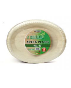 ECO-TOUCH ARECAÂ  OVAL PLATE 12"