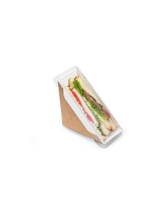 DOECO SANWICH WEDGE WITH LID-WHITE EDITION