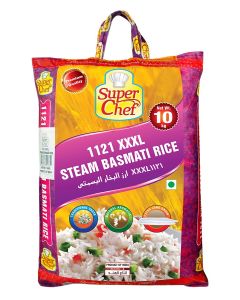 SUPER CHEF STEAM BASMATI RICE 4X10 KG 