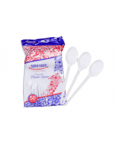 SUPER TOUCH LW WHITE TABLE SPOON 40X50PC