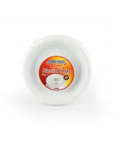 SUPER TOUCH PLASTIC PLATES WHITE 7" 500PC
