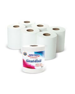 SUPER TOUCH -MAXI ROLL 2 PLY IN POLY BAG- 900 GRM/ROLL 1X6