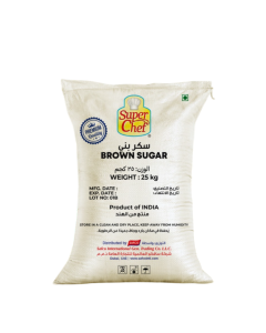 SUPERCHEF SUGAR BROWN 25KG