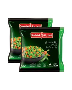 SUNBULAH PEAS & CARROT 2X450GM