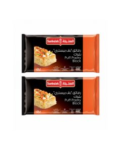 SUNBULAH PUFF PASTRY BLOCK TWIN PACK 2X400GM