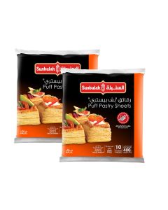 SUNBULAH 10'S PUFF PASTRY 2X400GM