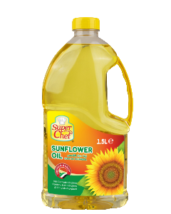SUPER CHEF SUNFLOWER OIL WITH HANDLE 1.5LTR