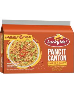 LUCKY ME PANCIT CANTON SWEET & SPICY 6X60 GM